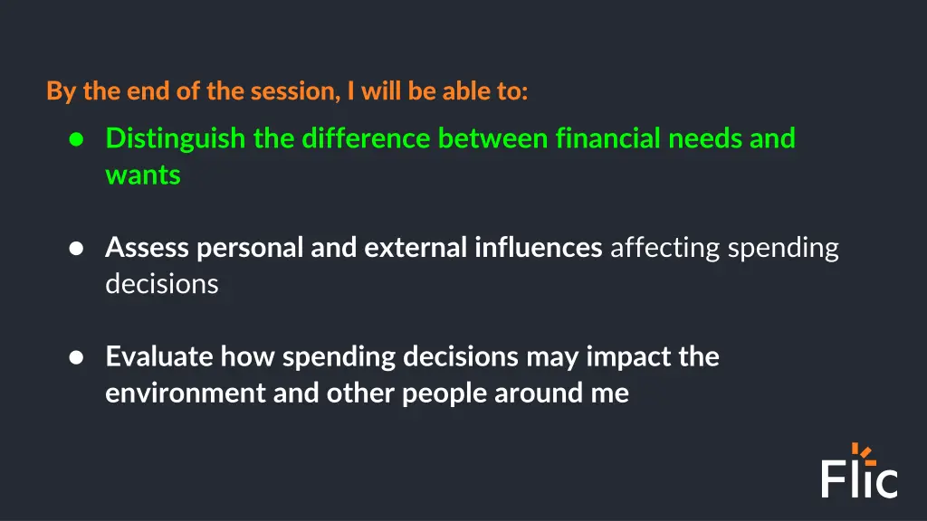 by the end of the session i will be able to 1