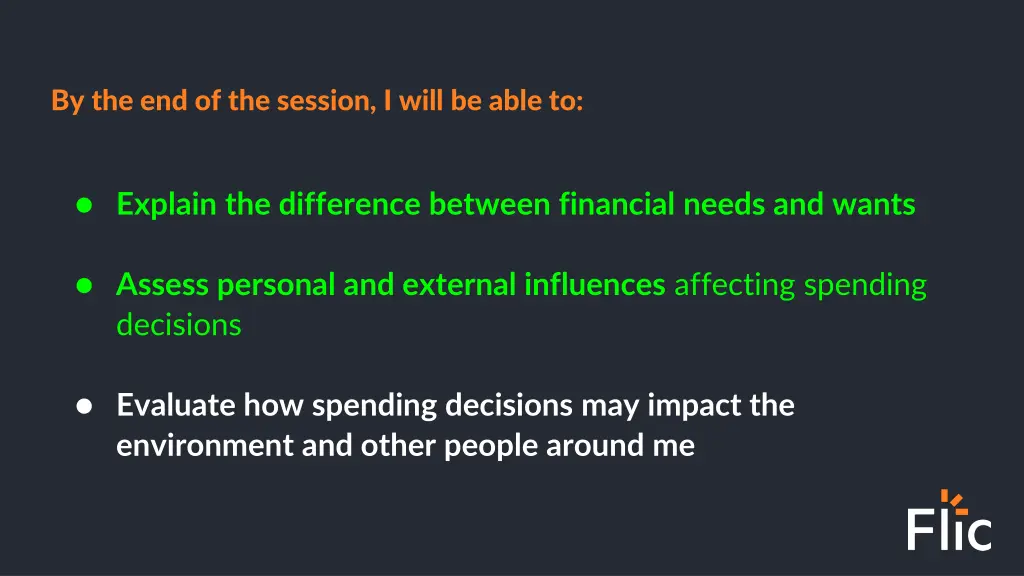 by the end of the session i will be able to 2