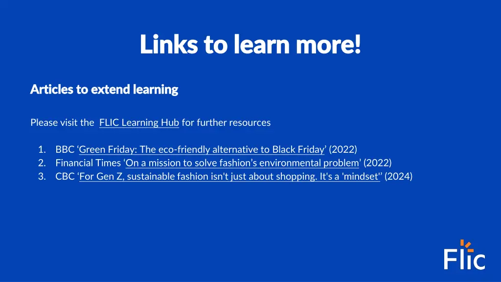 links to learn more links to learn more