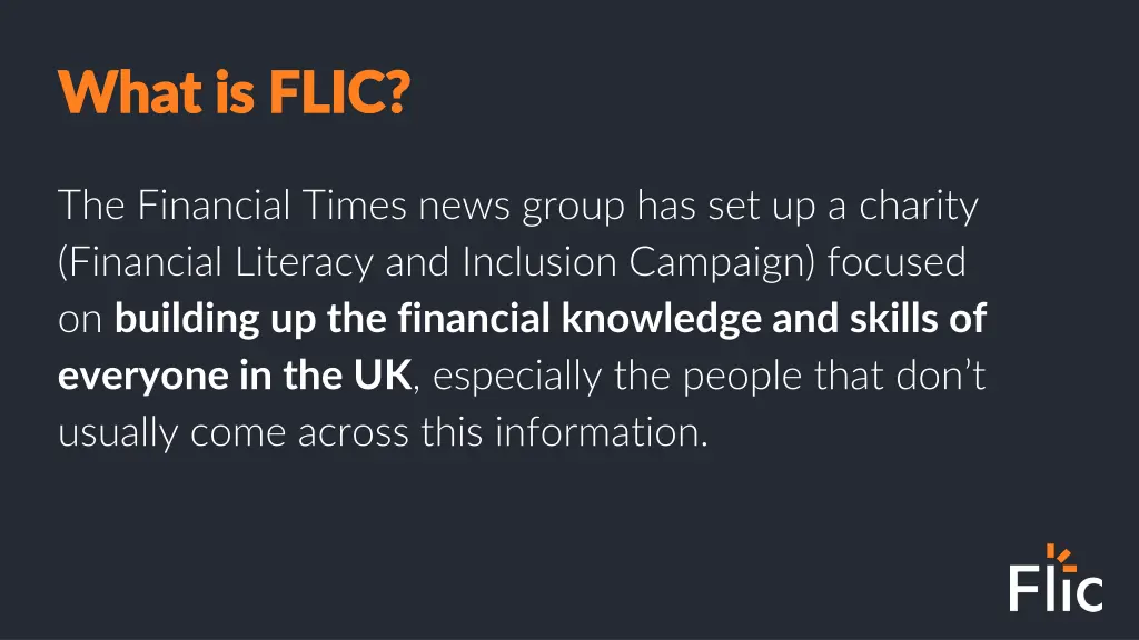 what is flic what is flic