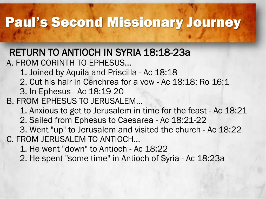 paul s second missionary journey 11