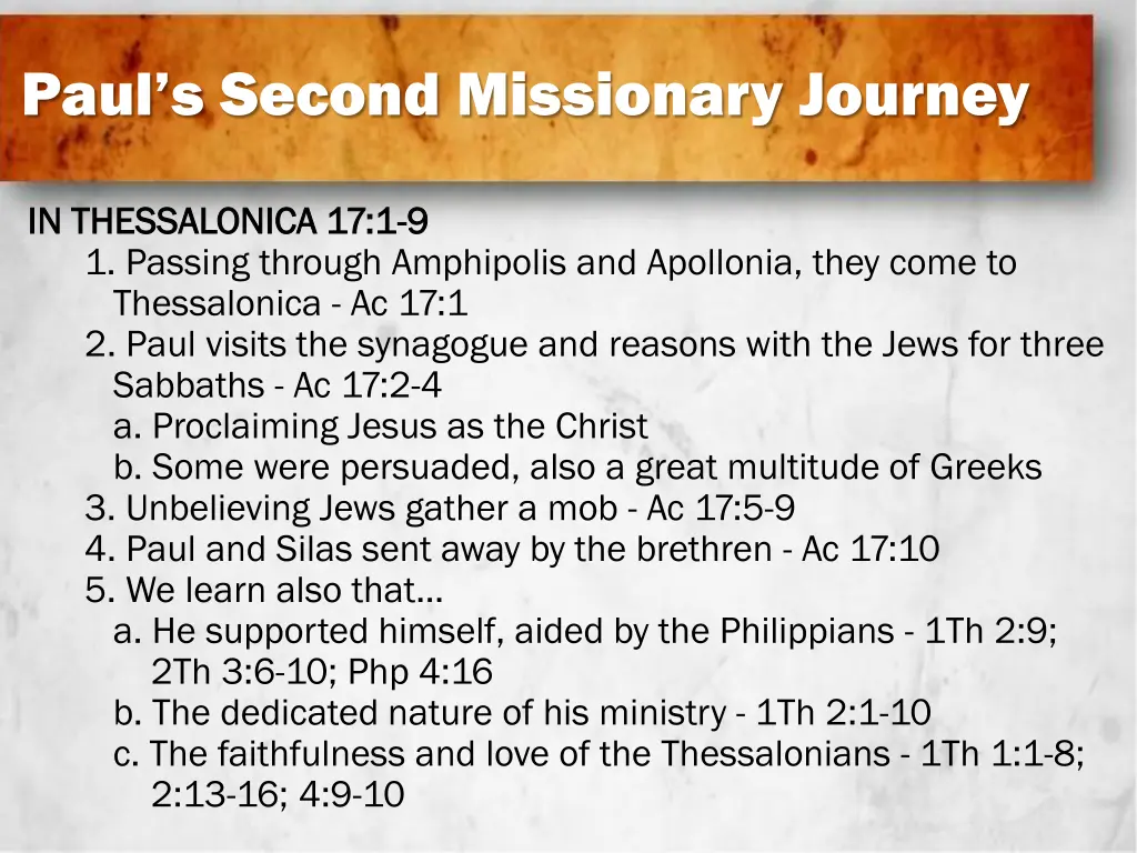 paul s second missionary journey 6