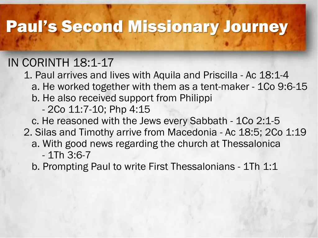 paul s second missionary journey 9