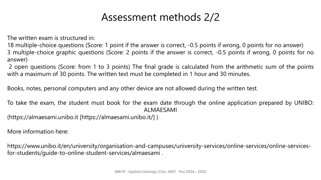 assessment methods 2 2