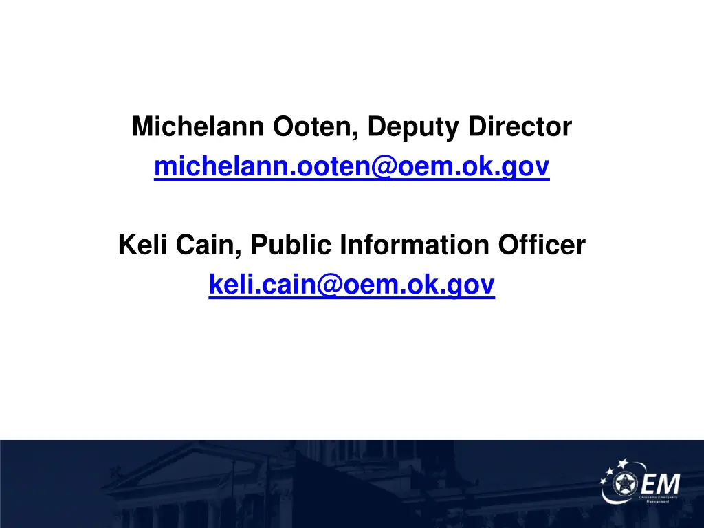 michelann ooten deputy director michelann