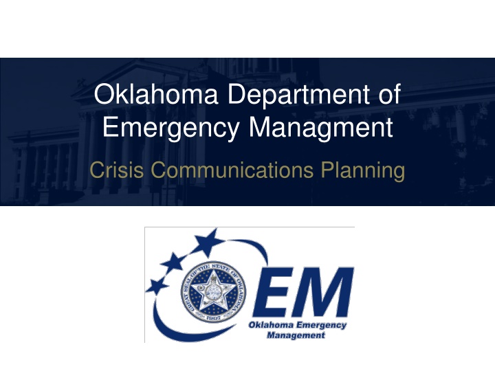 oklahoma department of emergency managment