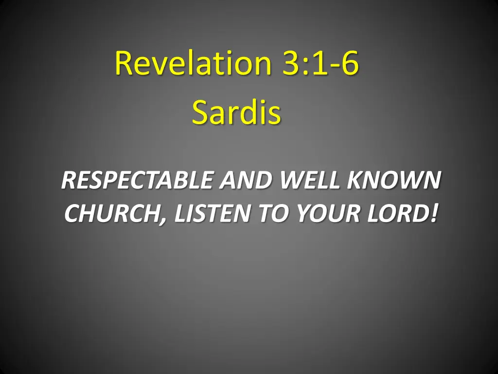 revelation 3 1 6 sardis