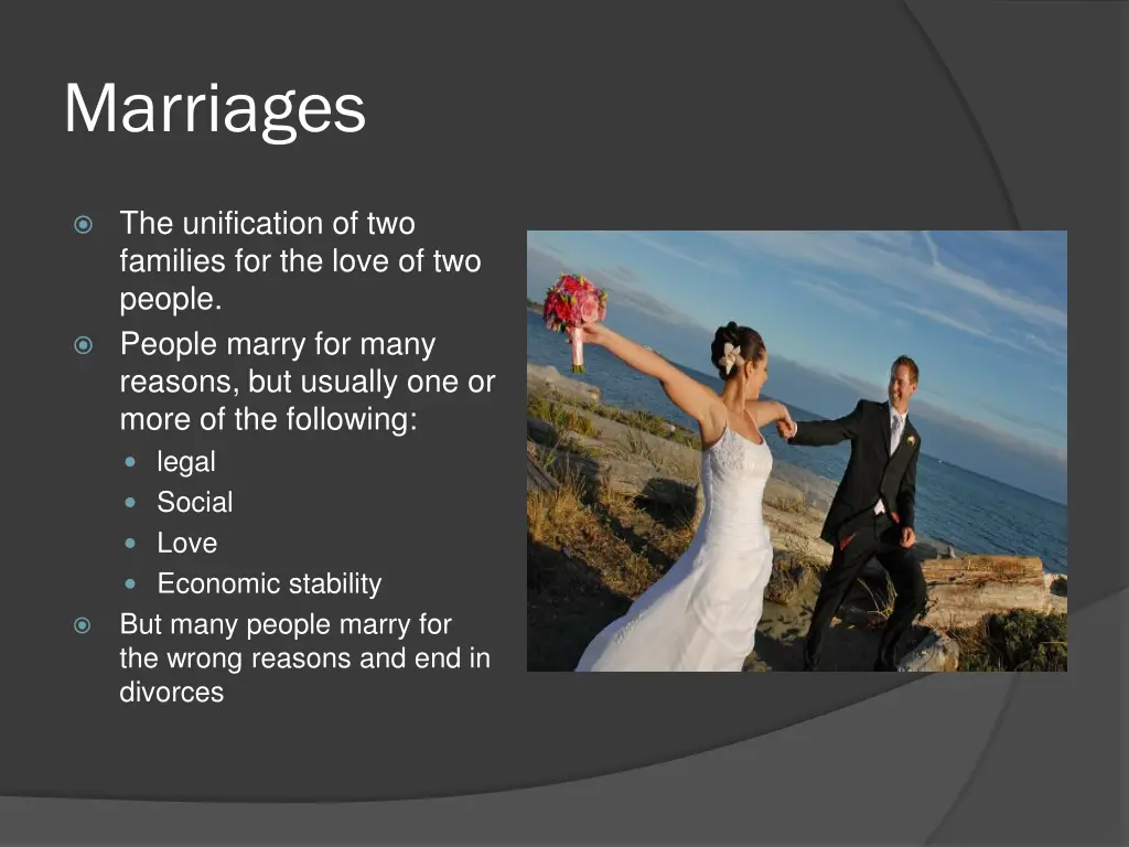 marriages