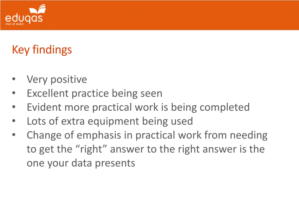 key findings