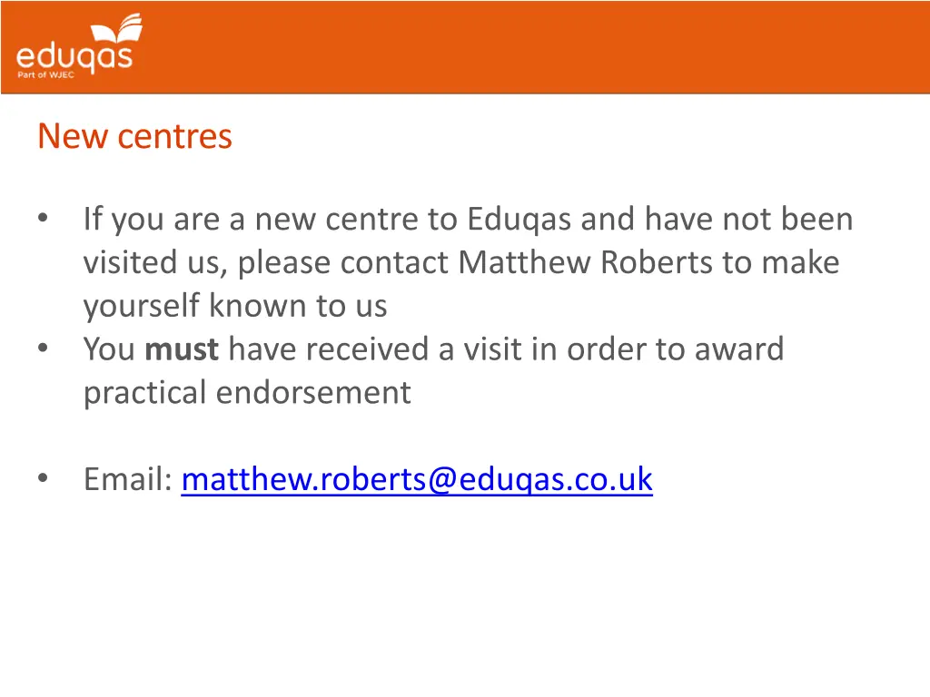 new centres