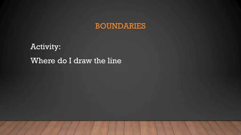 boundaries 8