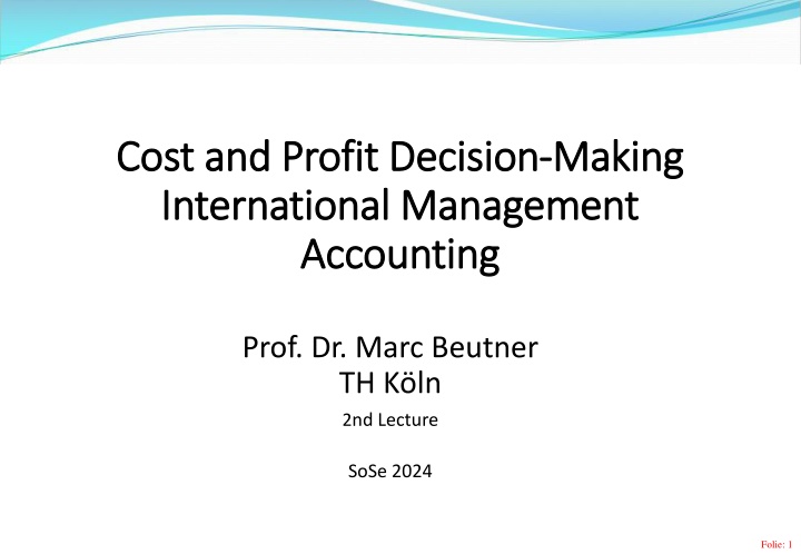 cost and profit decision cost and profit decision