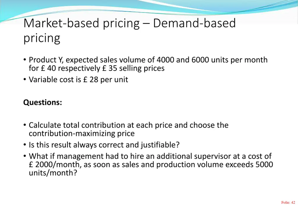 market based pricing demand based pricing 2