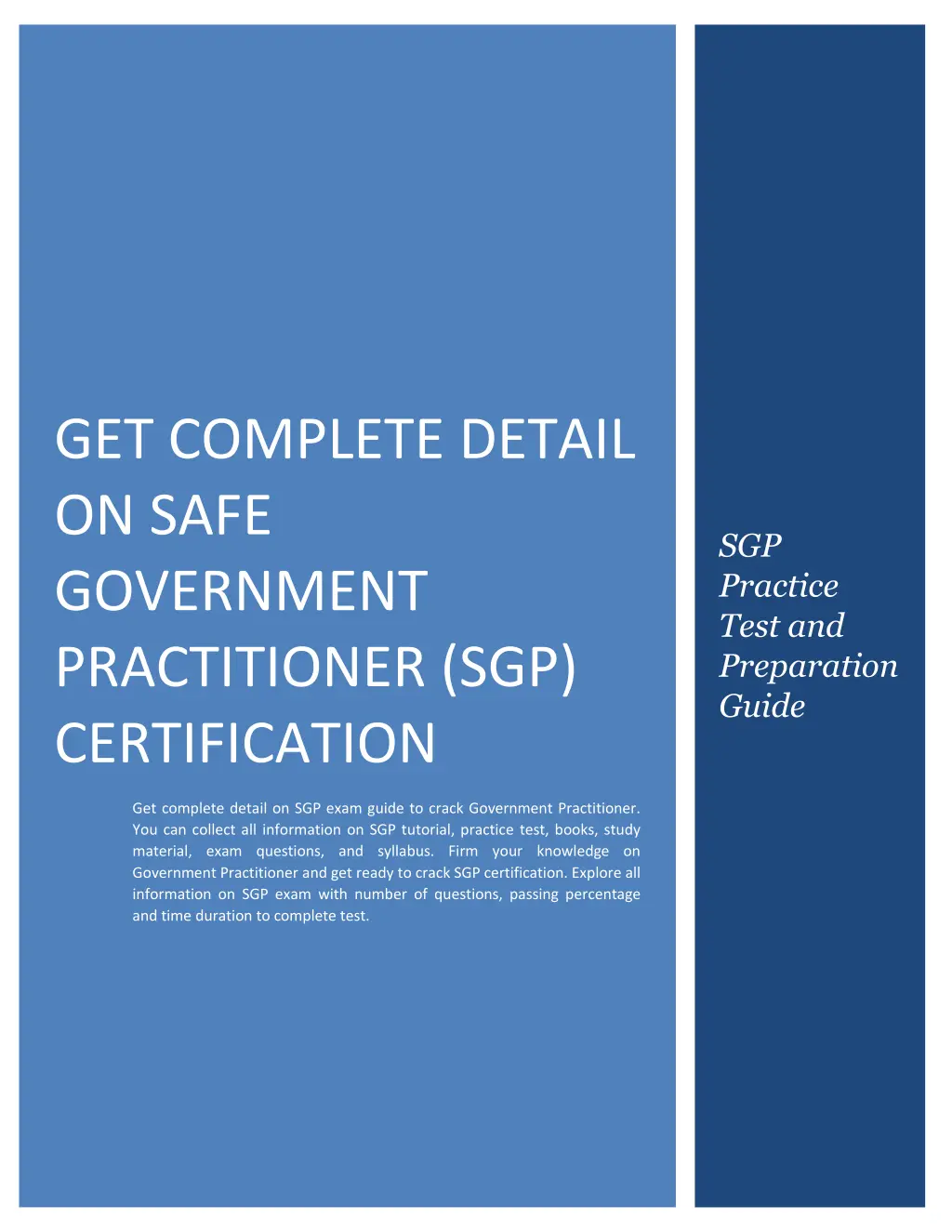 get complete detail on safe government