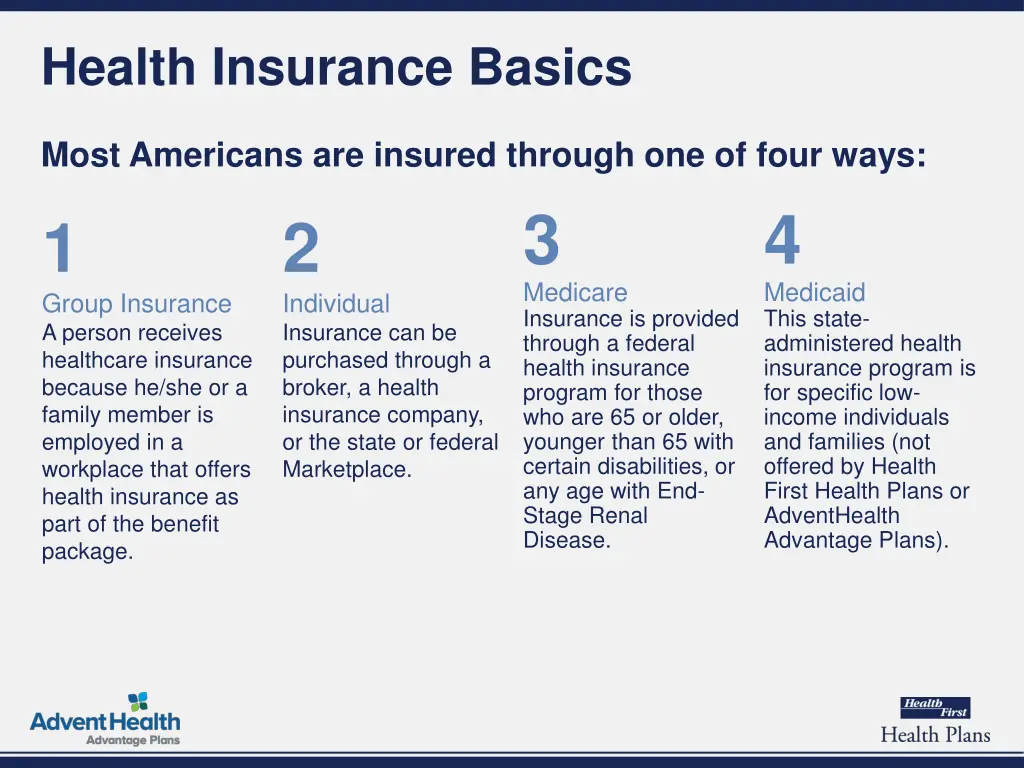 health insurance basics