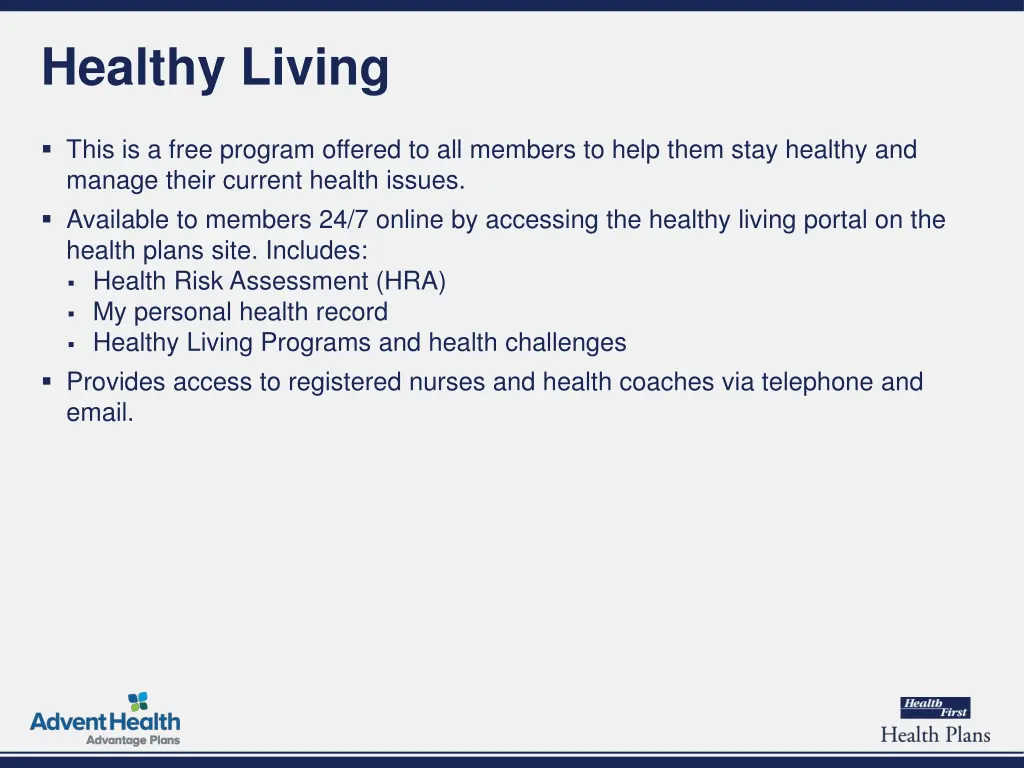 healthy living