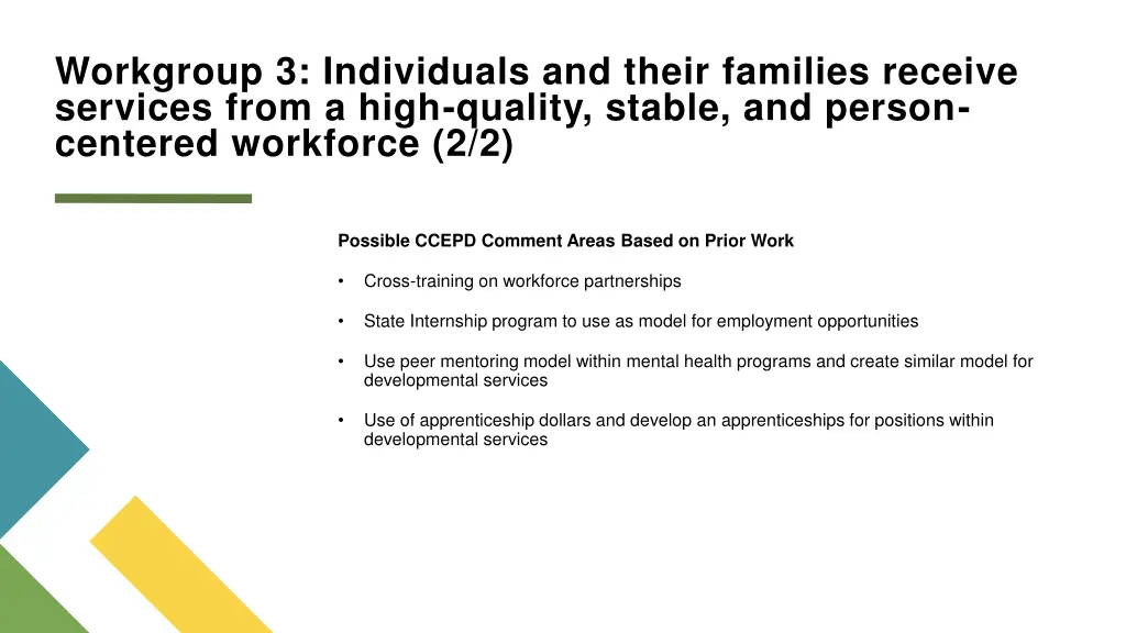 workgroup 3 individuals and their families 1