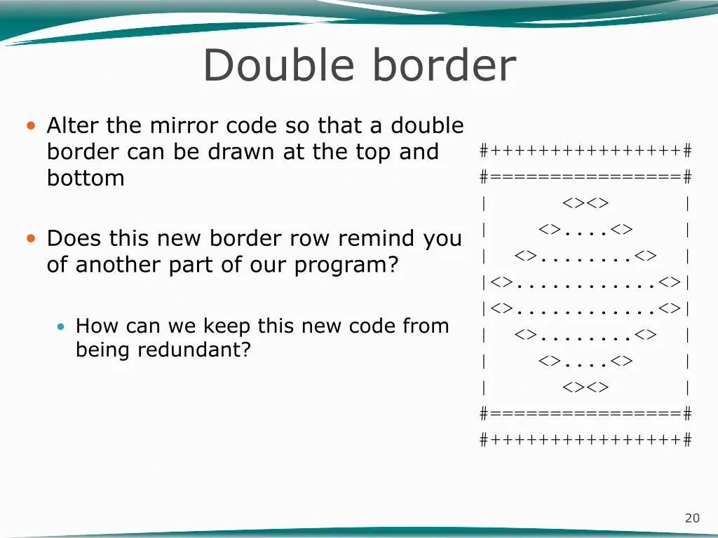 double border