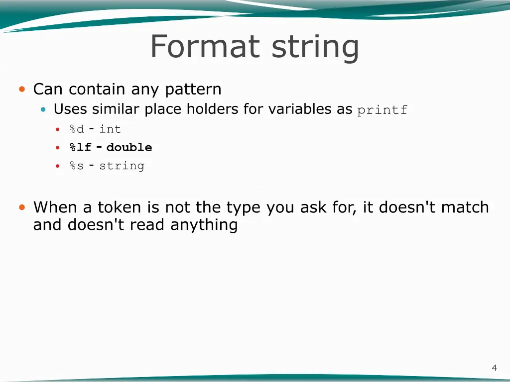 format string