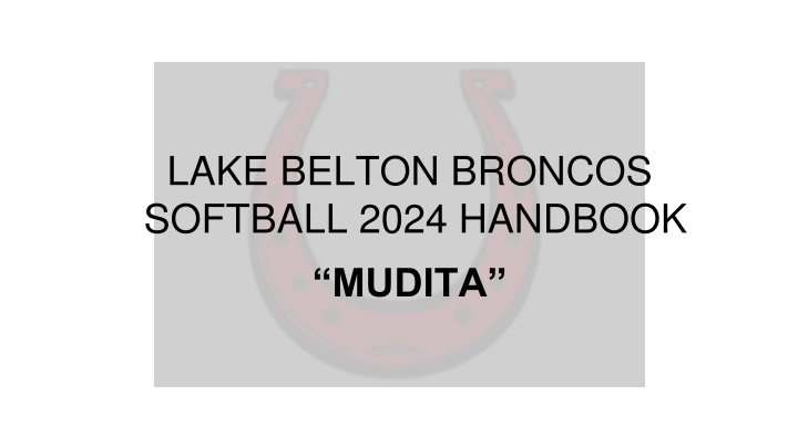 lake belton broncos softball 2024 handbook mudita
