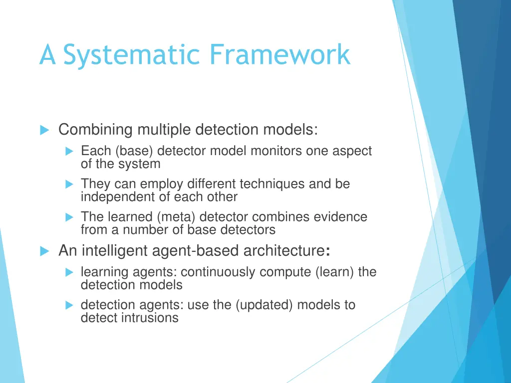a systematic framework 1