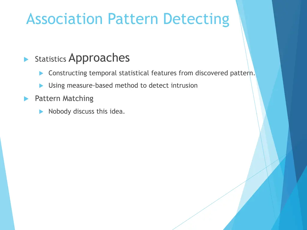 association pattern detecting