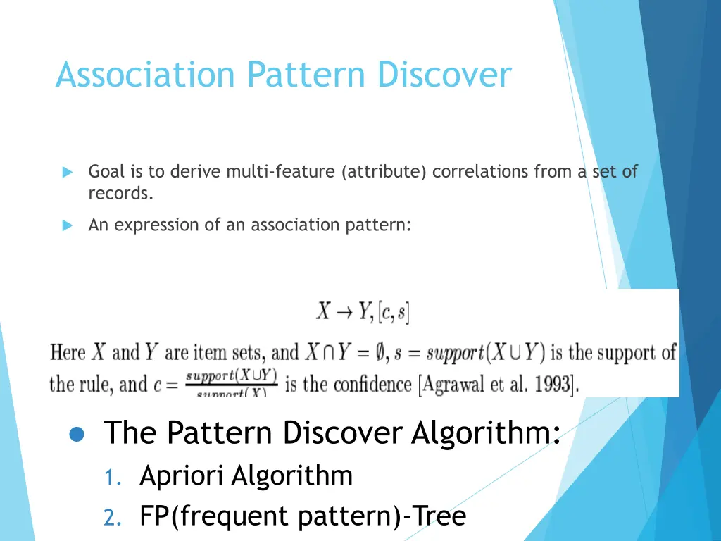 association pattern discover