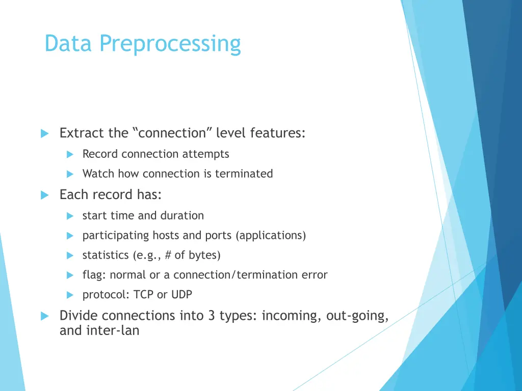 data preprocessing