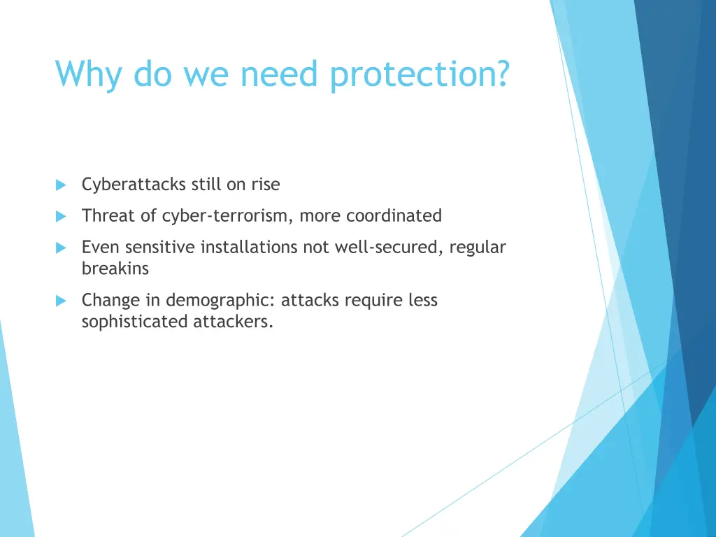 why do we need protection