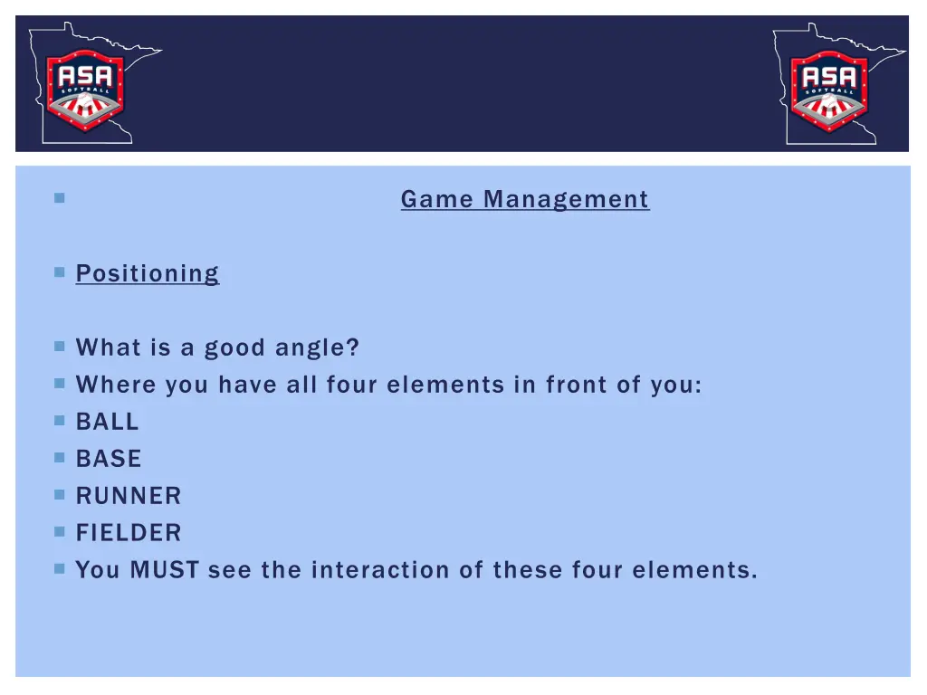 game management