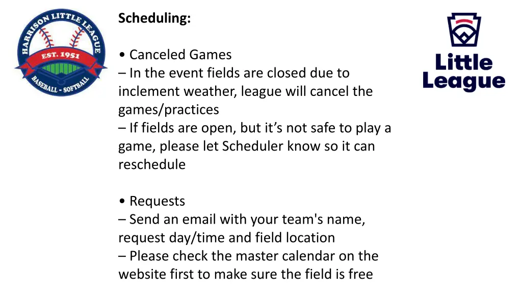 scheduling