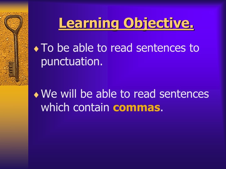 learning objective