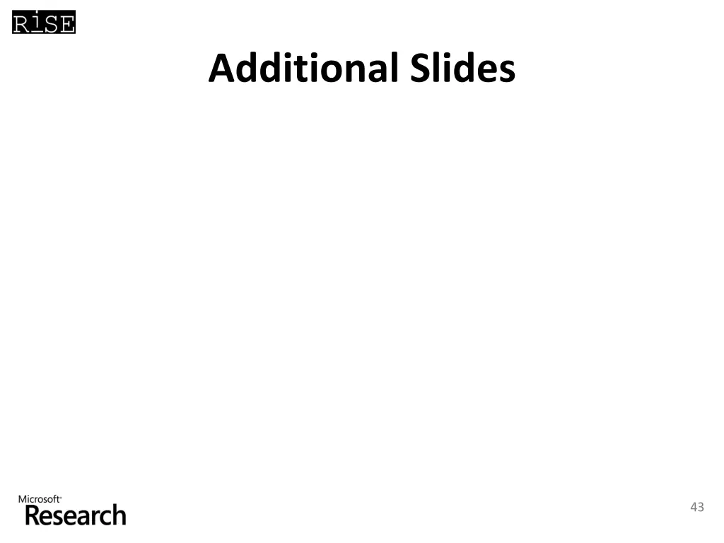 additional slides