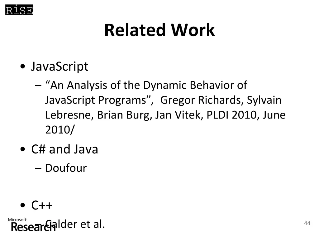 related work