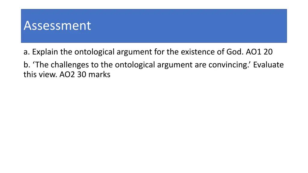 assessment