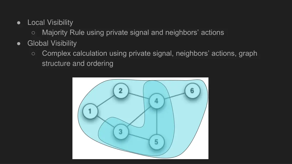 local visibility majority rule using private