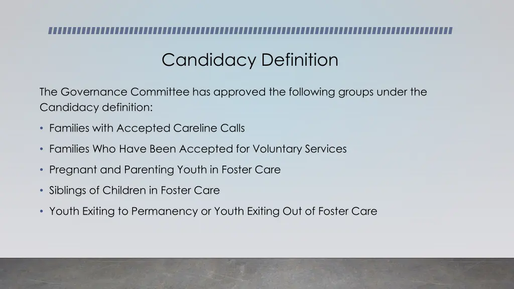 candidacy definition