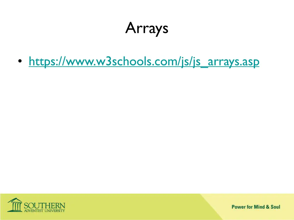arrays