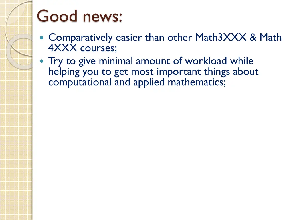 good news