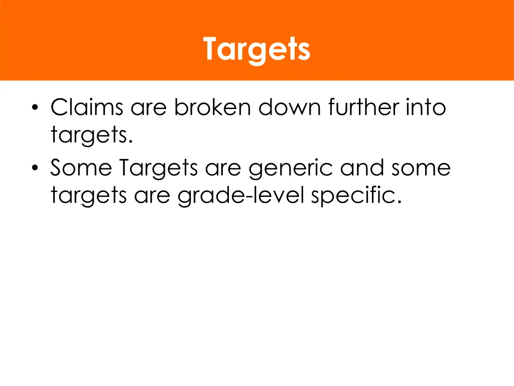 targets