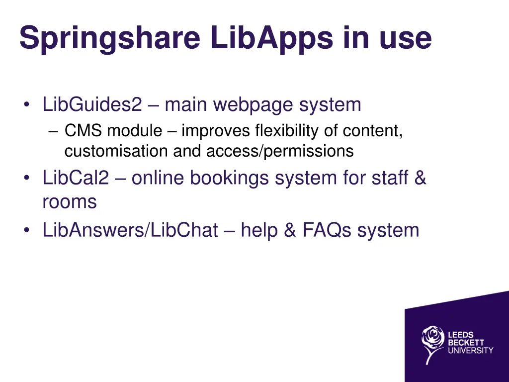 springshare libapps in use