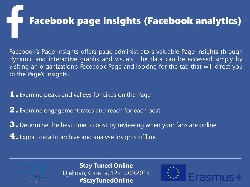 facebook page insights facebook analytics