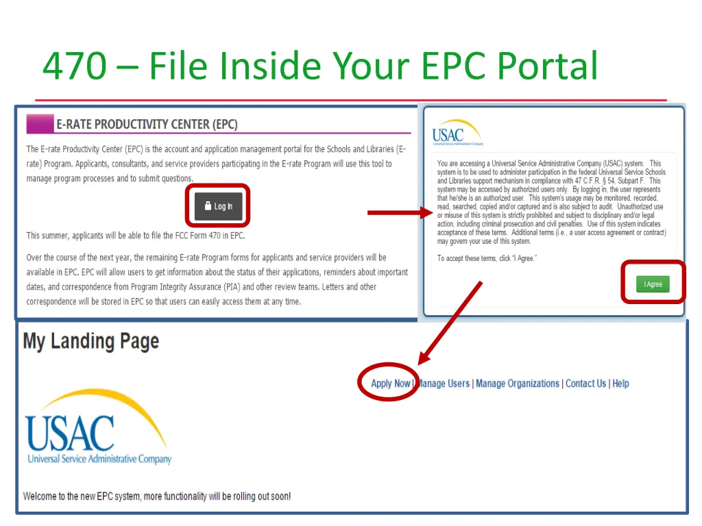 470 file inside your epc portal
