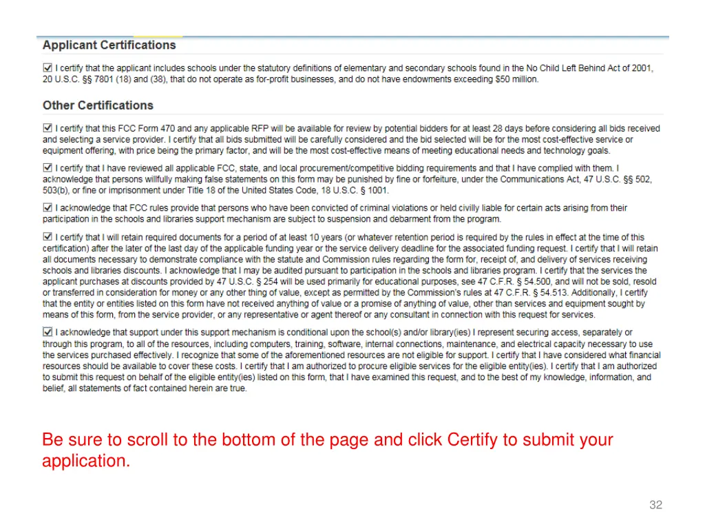 be sure to scroll to the bottom of the page