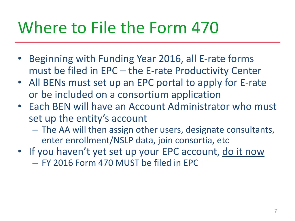 where to file the form 470