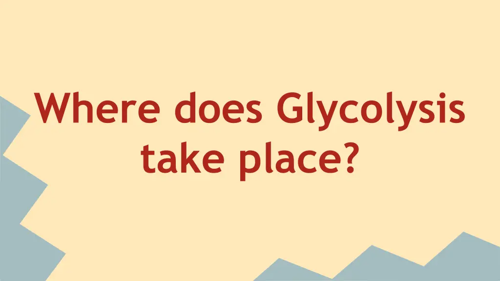 where does glycolysis take place