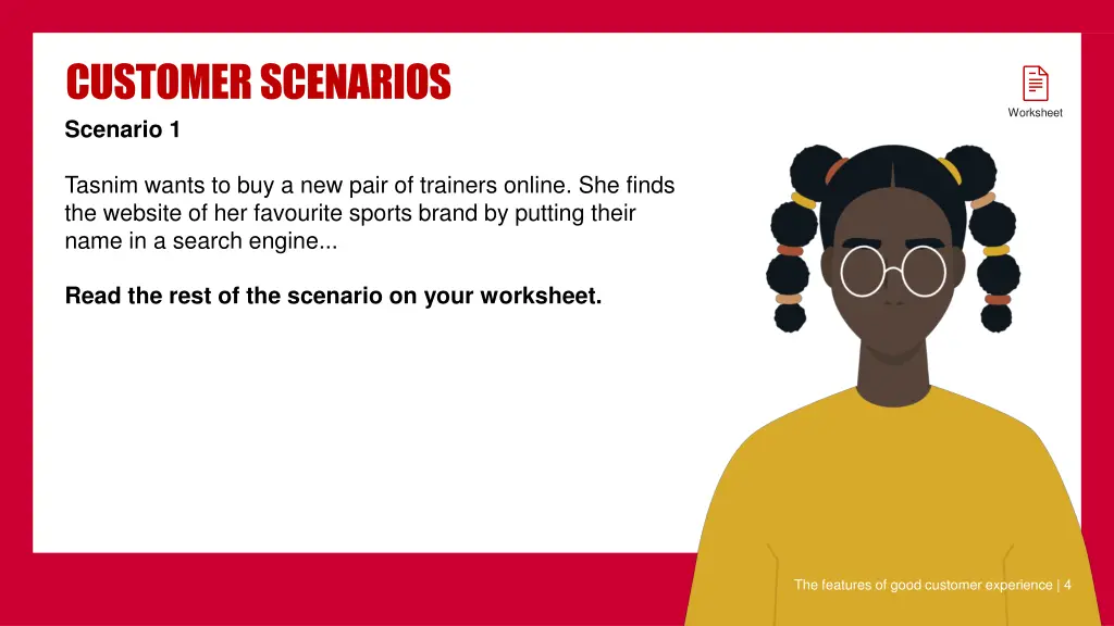 customer scenarios scenario 1