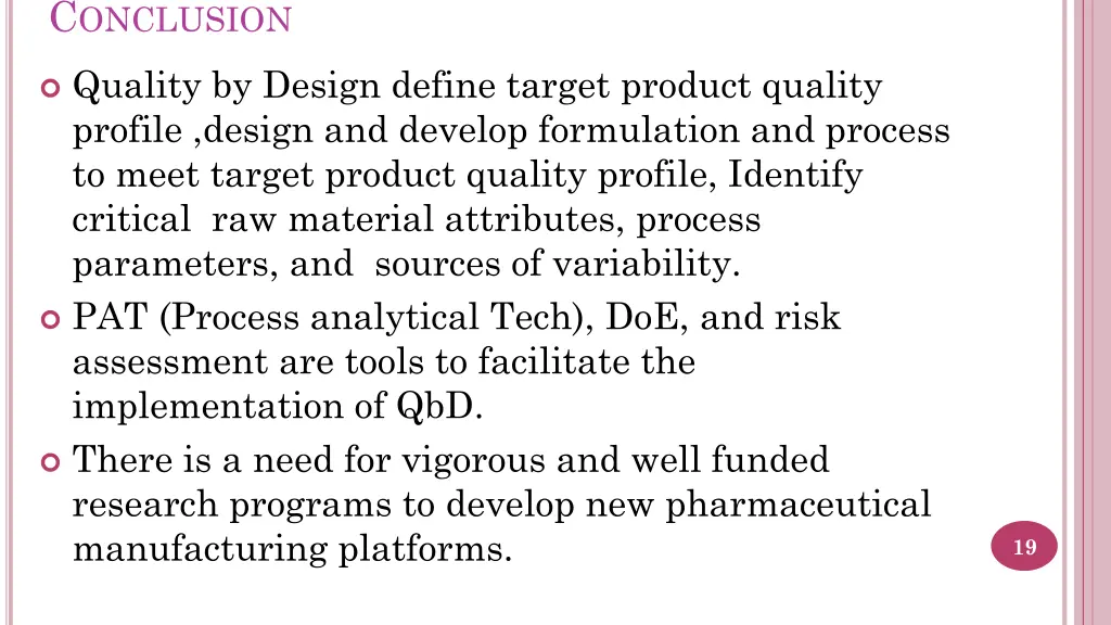 c onclusion