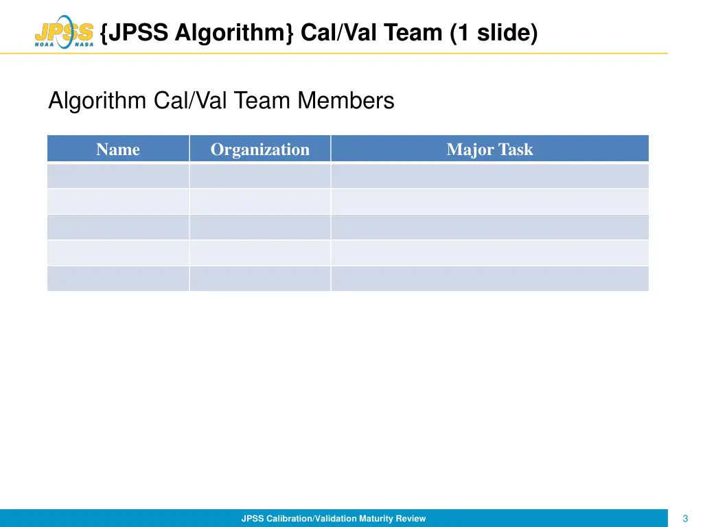 jpss algorithm cal val team 1 slide