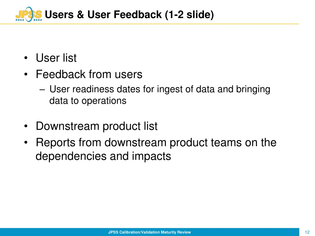 users user feedback 1 2 slide